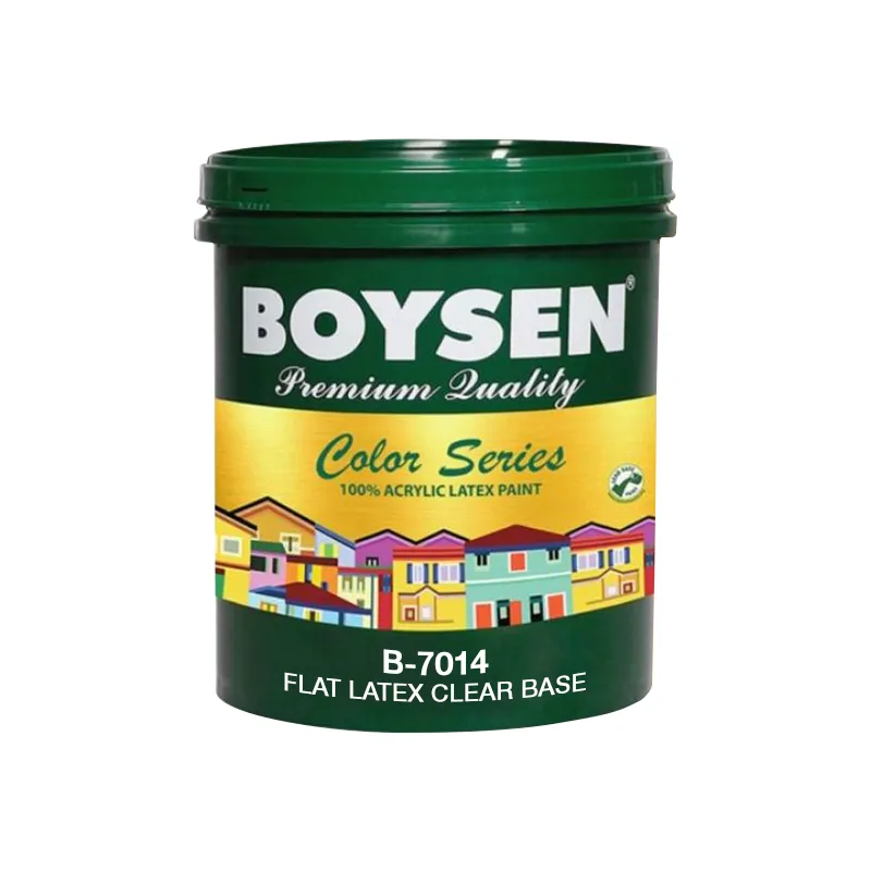 BOYSEN PAINT B7014 FLAT LATEX PERMACOAT CLEAR
